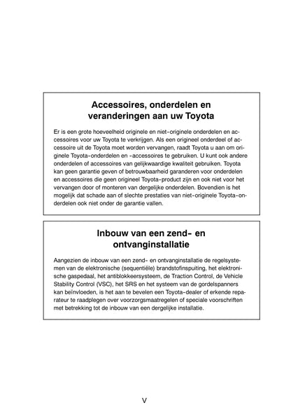 2006-2008 Toyota Yaris Manuel du propriétaire | Néerlandais