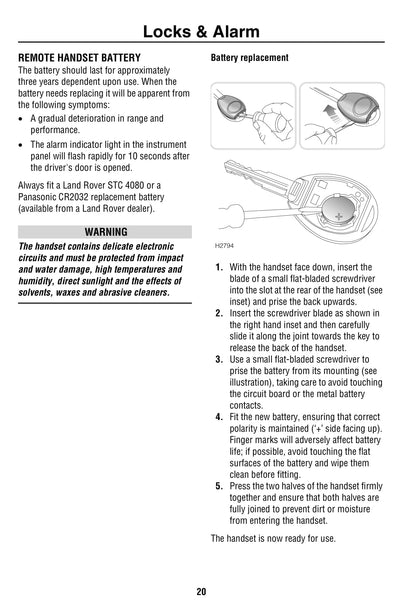 2000-2001 Land Rover Discovery 2 Owner's Manual | English