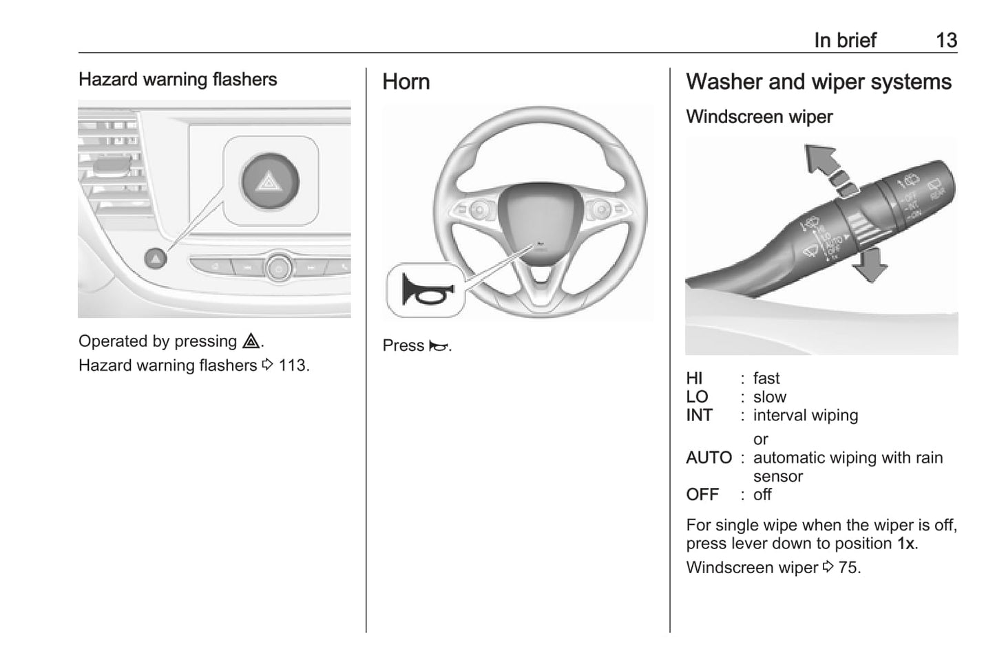 2017-2018 Vauxhall Crossland X Owner's Manual | English