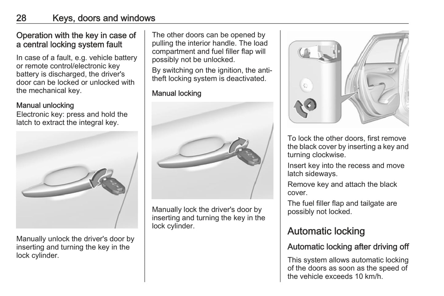 2017-2018 Vauxhall Crossland X Owner's Manual | English