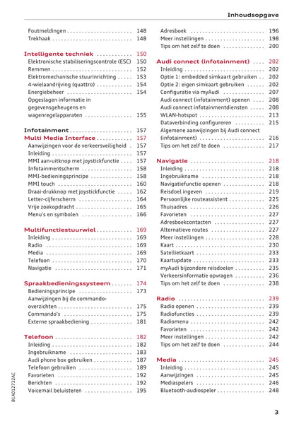 2016-2018 Audi Q2 Owner's Manual | Dutch