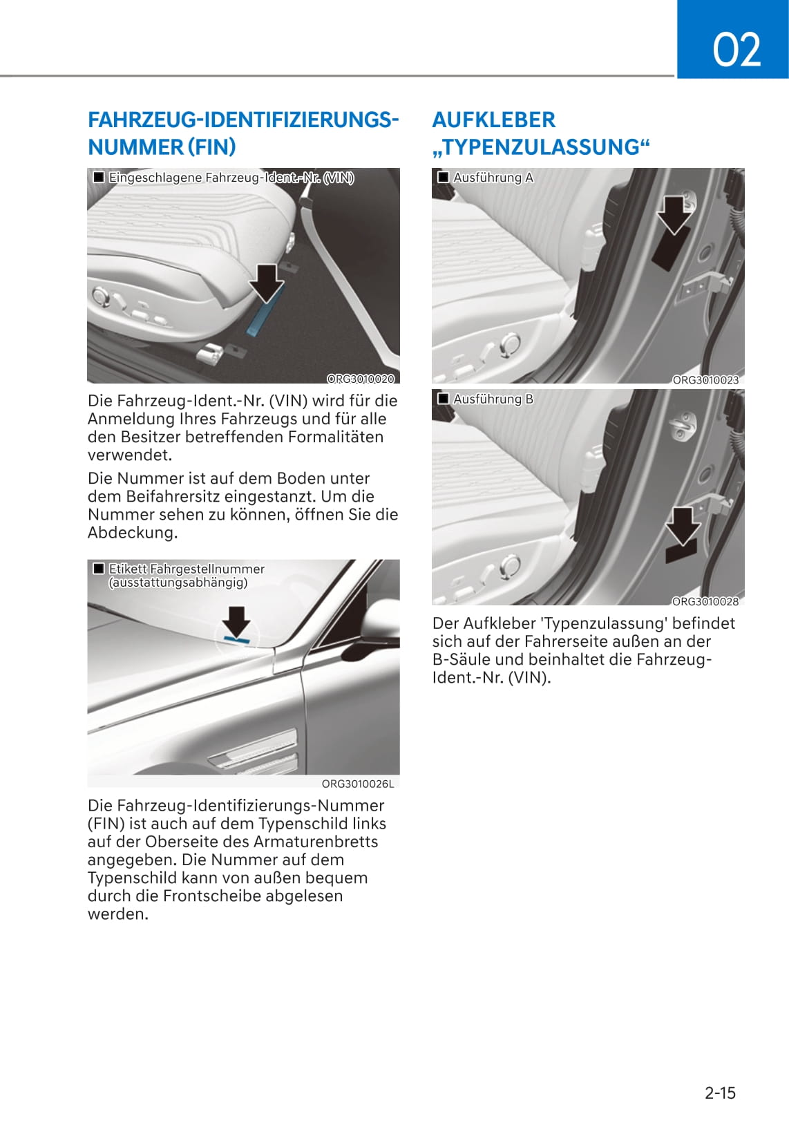 2021 Genesis G80 Owner's Manual | German