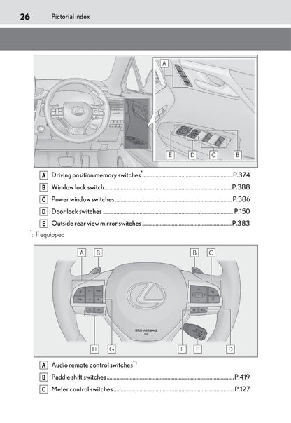 2019-2020 Lexus RX 450h/RX 450hL Owner's Manual | English