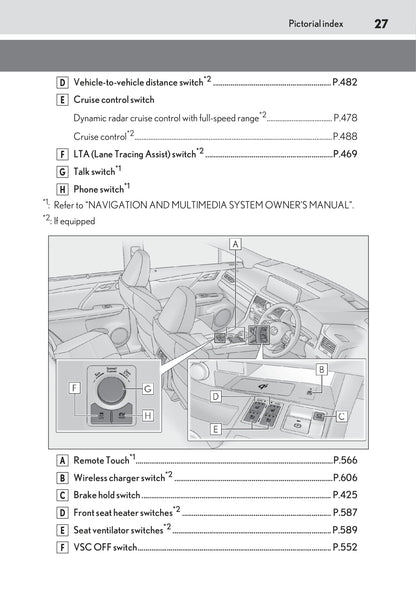 2019-2020 Lexus RX 450h/RX 450hL Owner's Manual | English