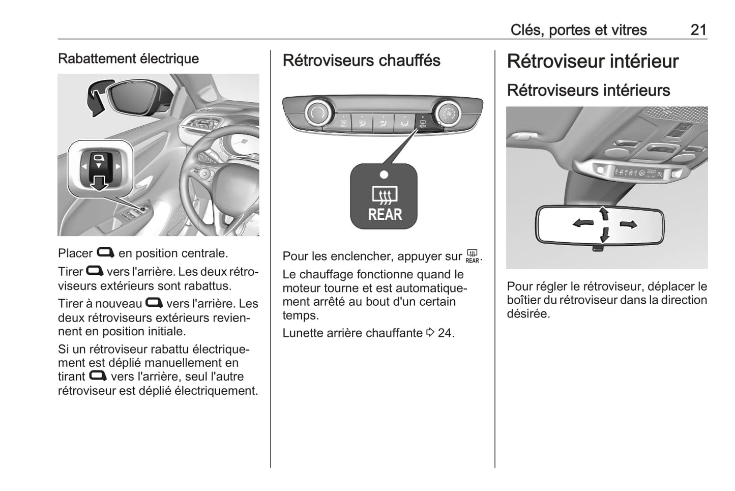 2019-2020 Opel Corsa Owner's Manual | French