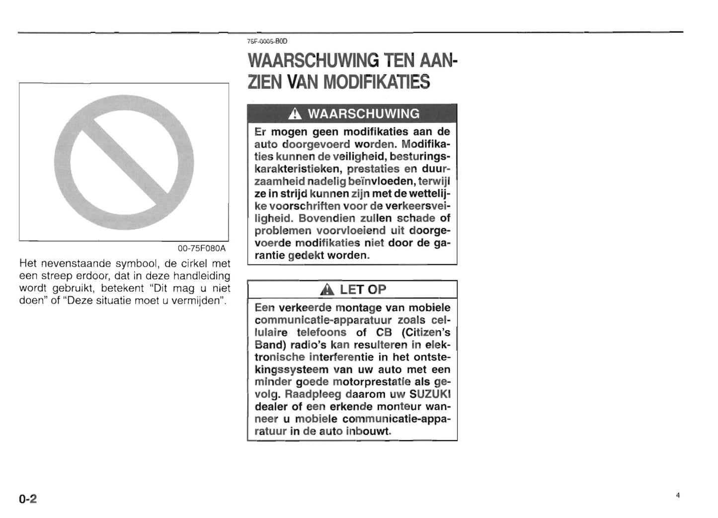 1997-1998 Suzuki Wagon R+ Owner's Manual | Dutch