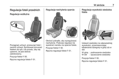 2020 Opel Vivaro Owner's Manual | Polish