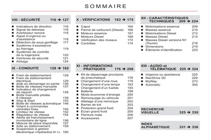 2011-2012 Citroën C5 Owner's Manual | French