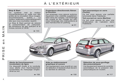 2011-2012 Citroën C5 Owner's Manual | French