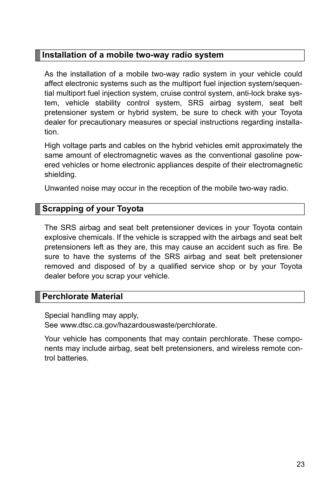 2009-2011 Toyota Prius Manuel du propriétaire | Anglais