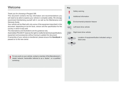 2021-2022 Peugeot 308/308 Hybrid Owner's Manual | English