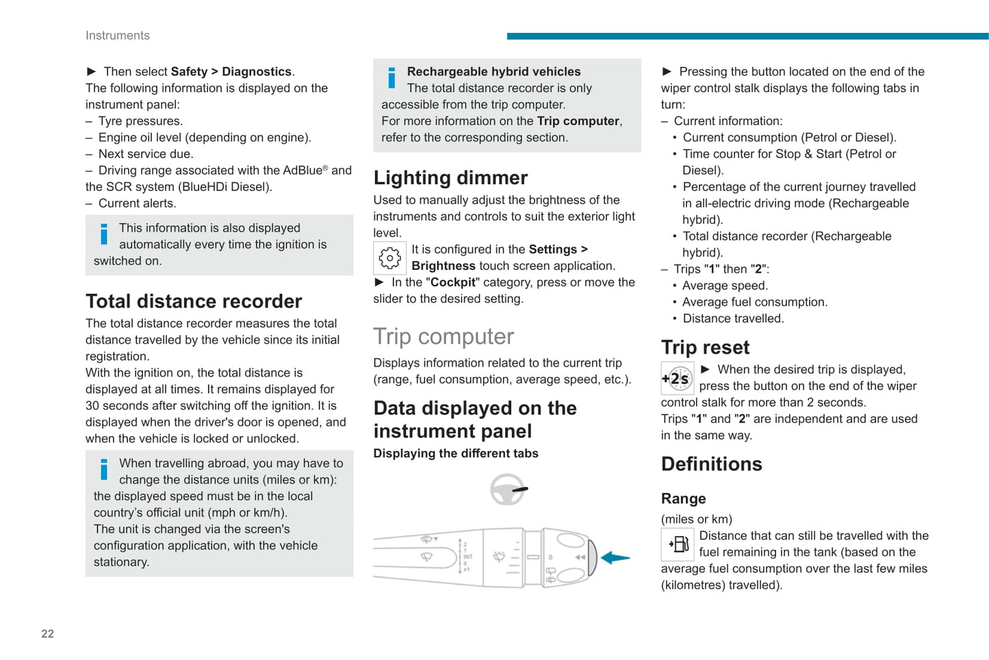 2021-2022 Peugeot 308/308 Hybrid Owner's Manual | English