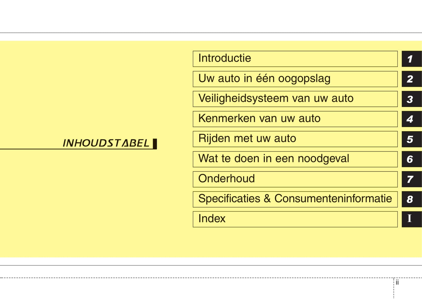 2010-2011 Kia Cee'd Owner's Manual | Dutch