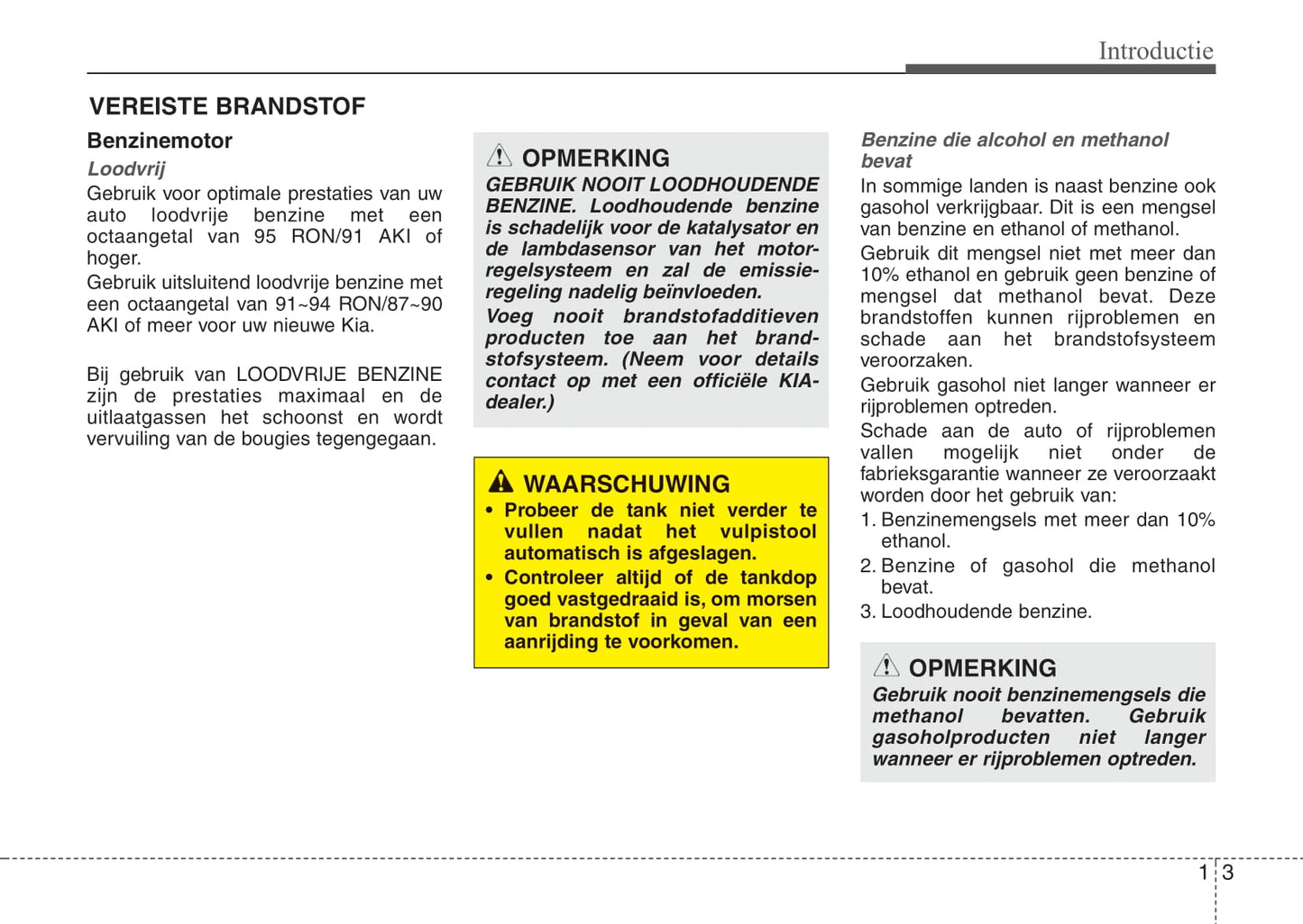 2010-2011 Kia Cee'd Owner's Manual | Dutch