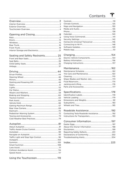 2020 Tesla Model Y Owner's Manual | English