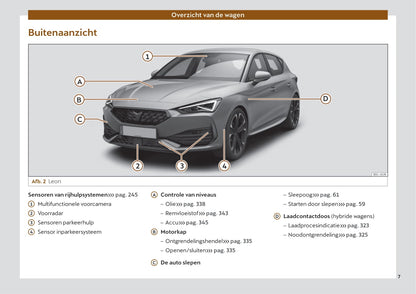 2020-2023 Cupra Leon Manuel du propriétaire | Néerlandais