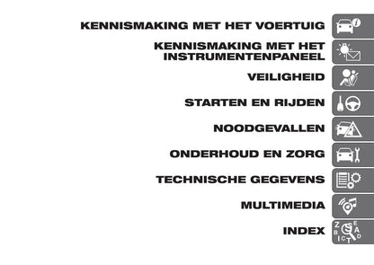 2018-2020 Fiat 500X Manuel du propriétaire | Néerlandais