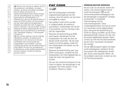 2018-2019 Fiat 500X Owner's Manual | Dutch