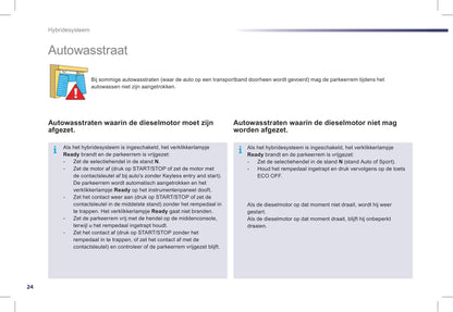 2012-2014 Peugeot 508/508 HYbrid4 Owner's Manual | Dutch
