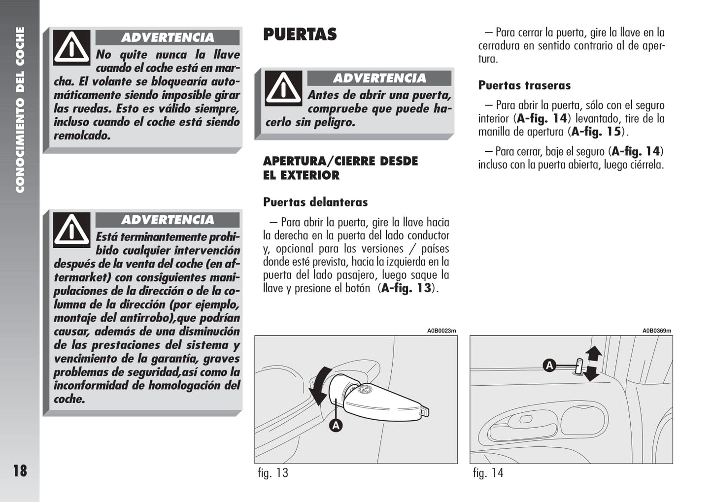 2003-2005 Alfa Romeo 156 Owner's Manual | Spanish