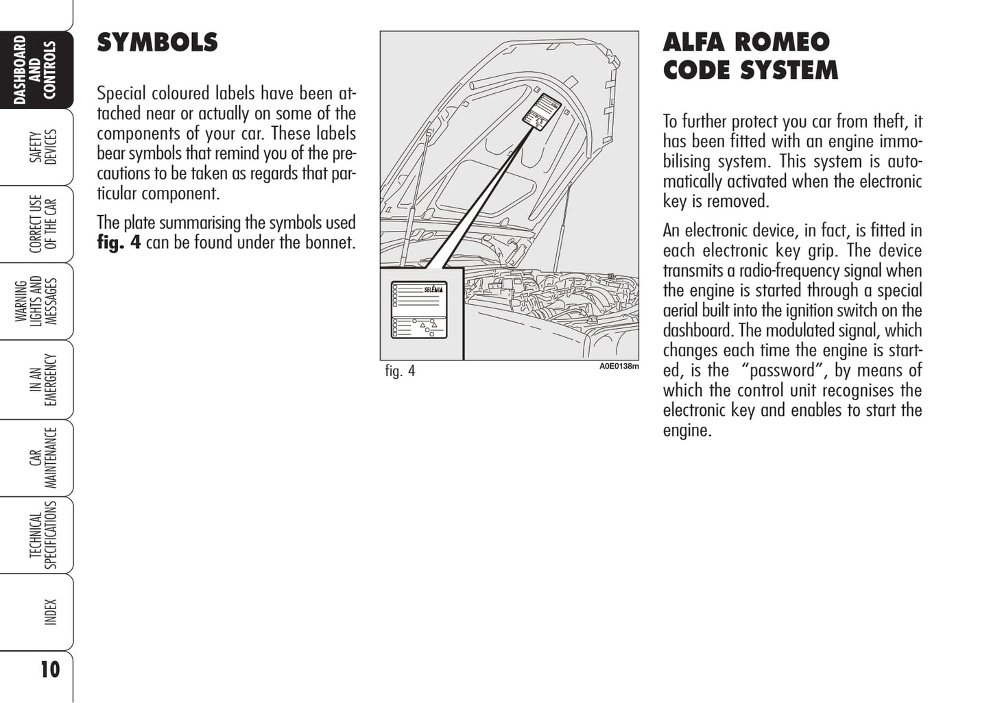 2008-2013 Alfa Romeo 159 Owner's Manual | English