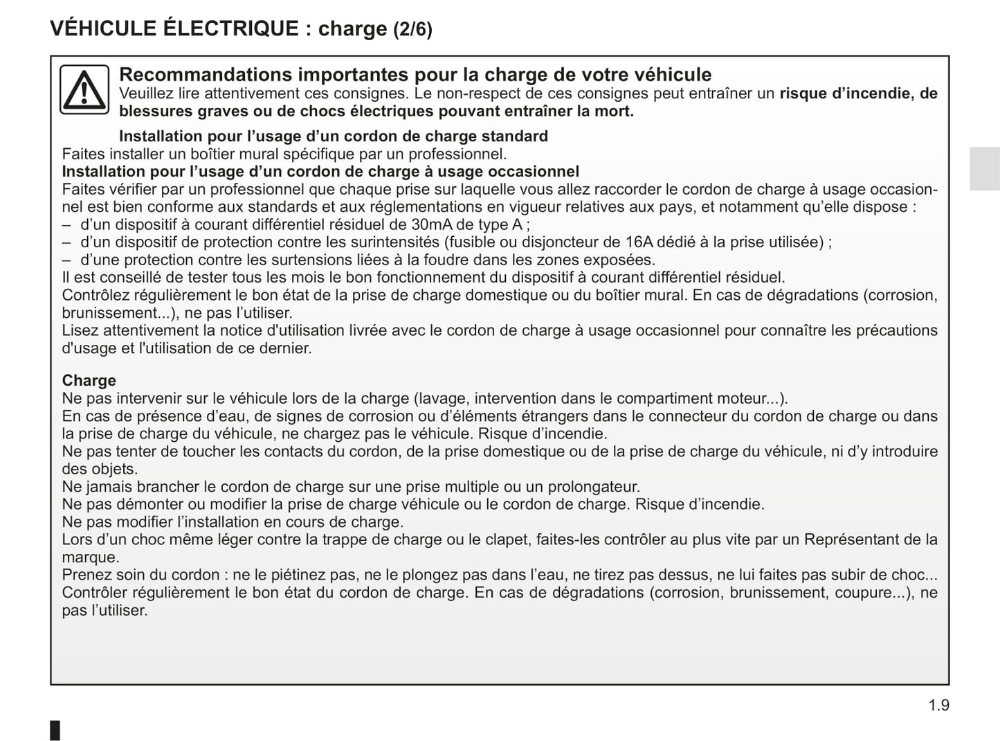 2012-2013 Renault Kangoo Z.E. Owner's Manual | French