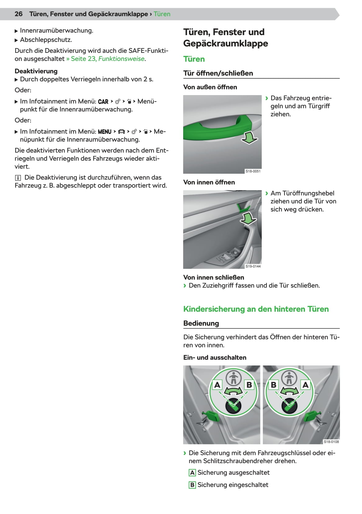 2019-2020 Skoda Superb iV Owner's Manual | German