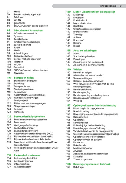 2019-2020 Skoda Scala Owner's Manual | Dutch