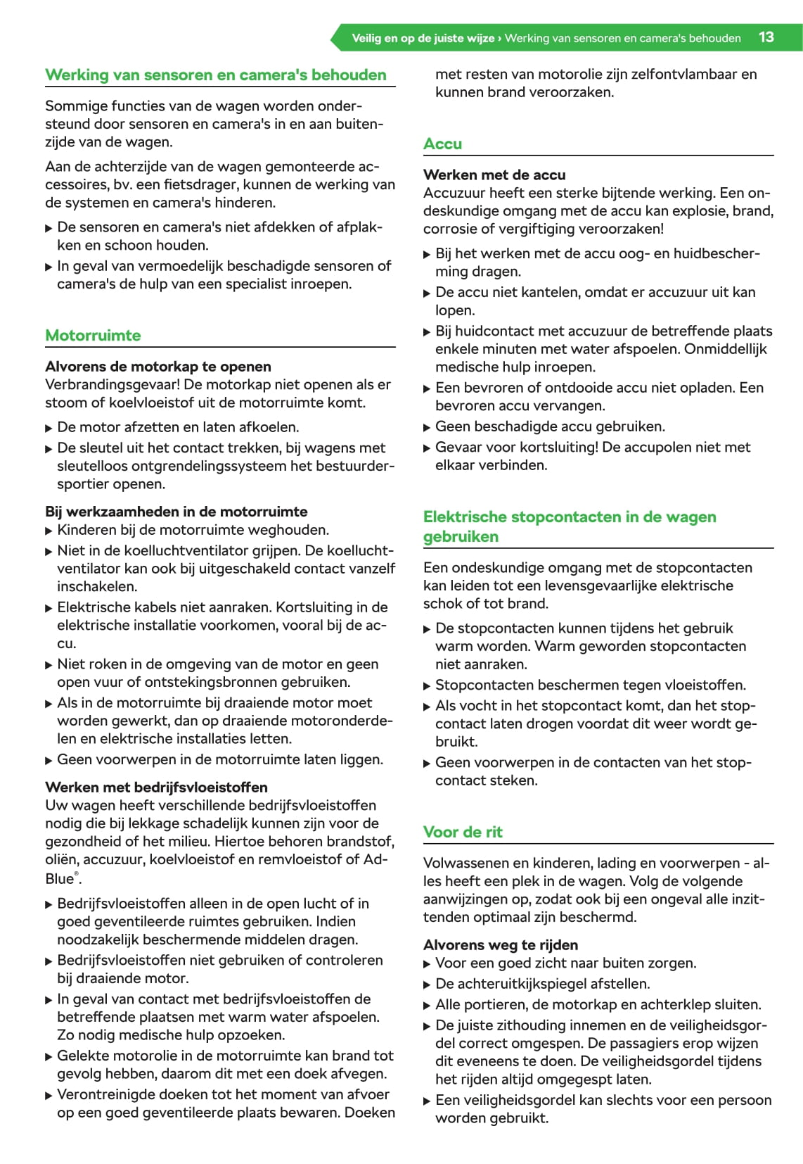 2019-2021 Skoda Scala Owner's Manual | Dutch