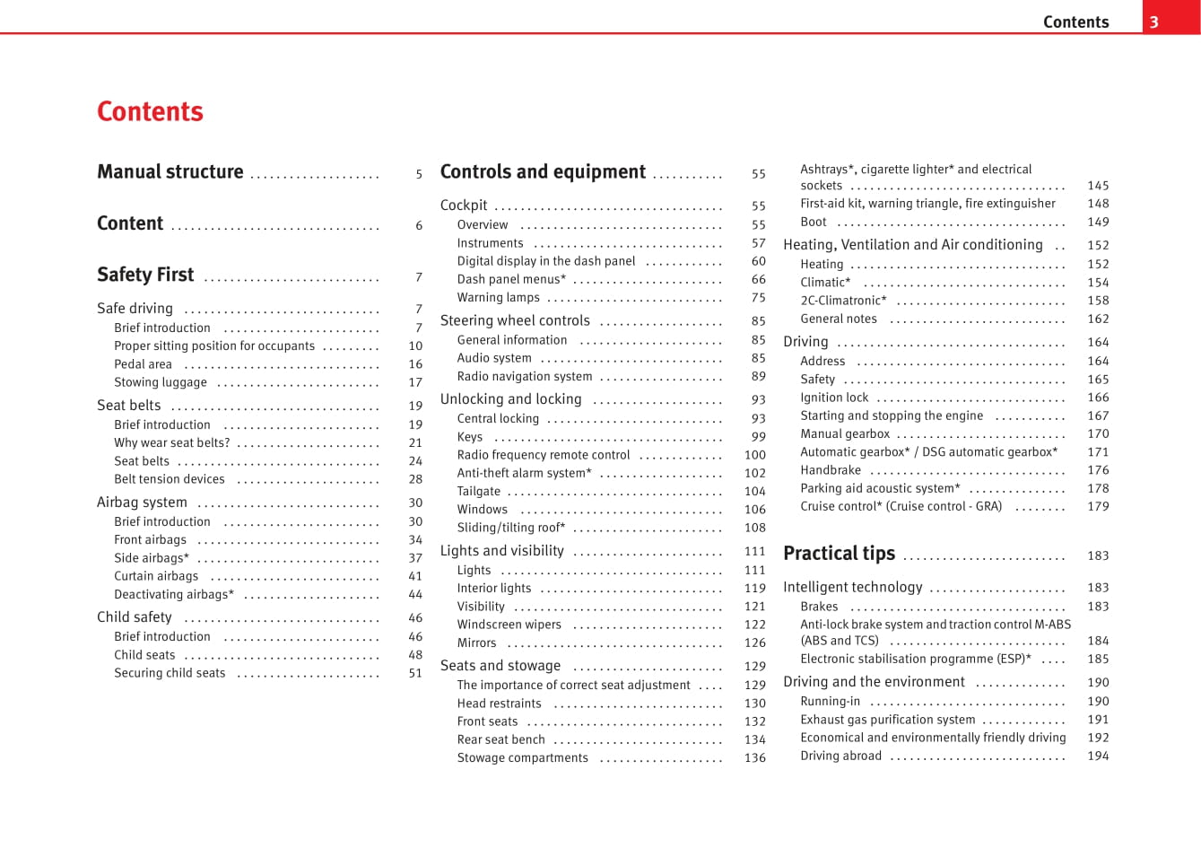 2009-2010 Seat Altea Freetrack Owner's Manual | English