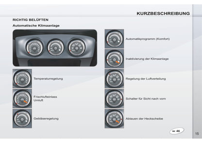 2011-2012 Peugeot 4007 Owner's Manual | German