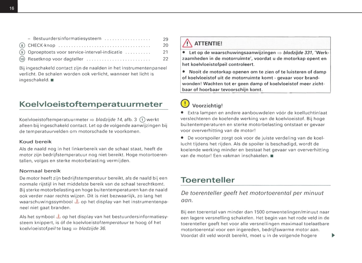 2004-2007 Audi A4 Manuel du propriétaire | Néerlandais