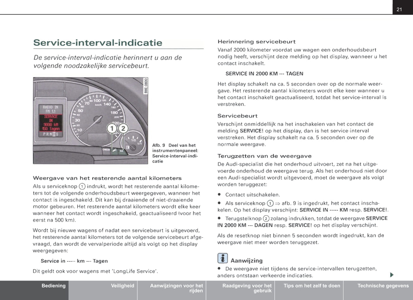 2004-2007 Audi A4 Manuel du propriétaire | Néerlandais