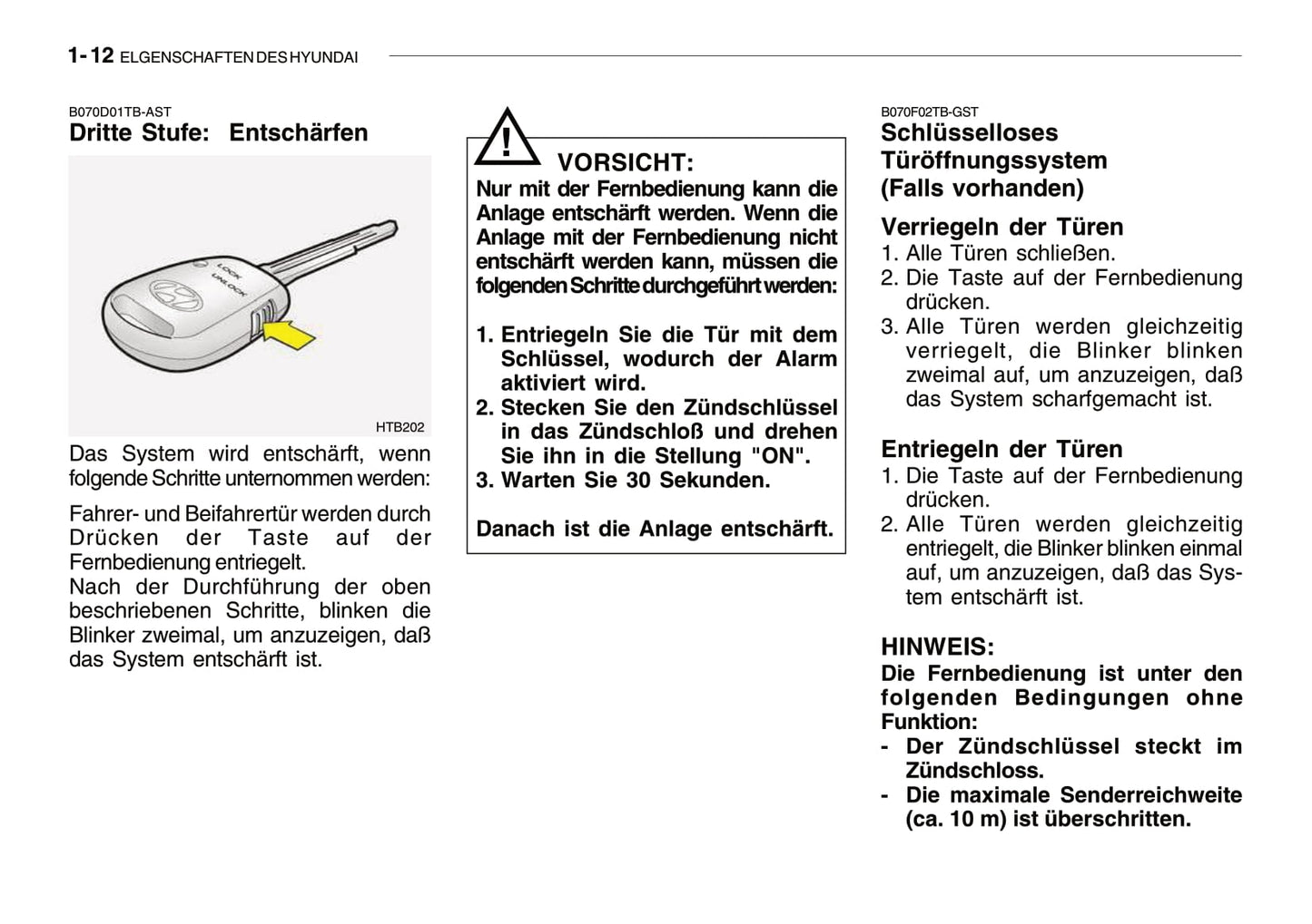 2005-2008 Hyundai Getz Manuel du propriétaire | Allemand