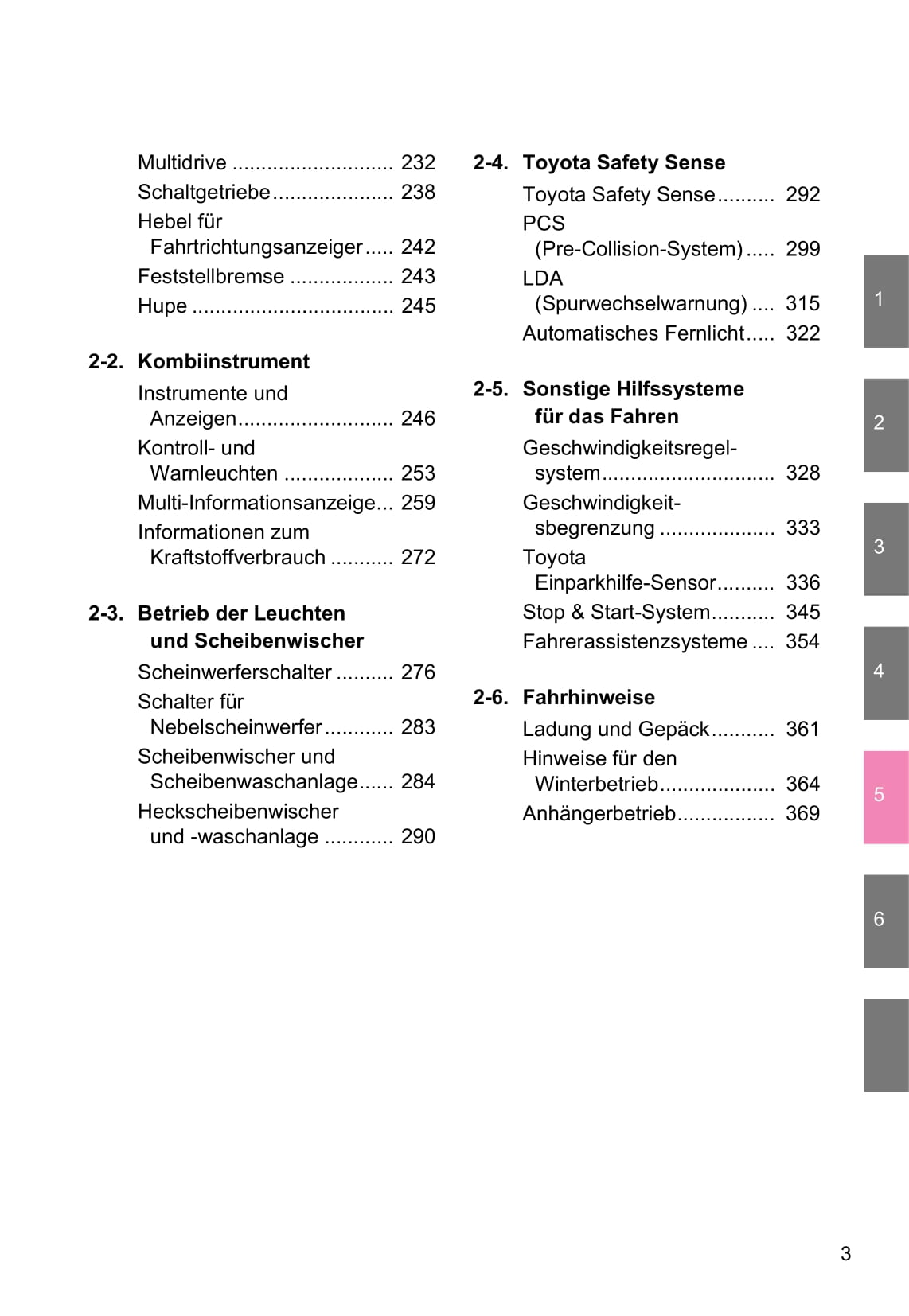 2016-2017 Toyota Verso Owner's Manual | German