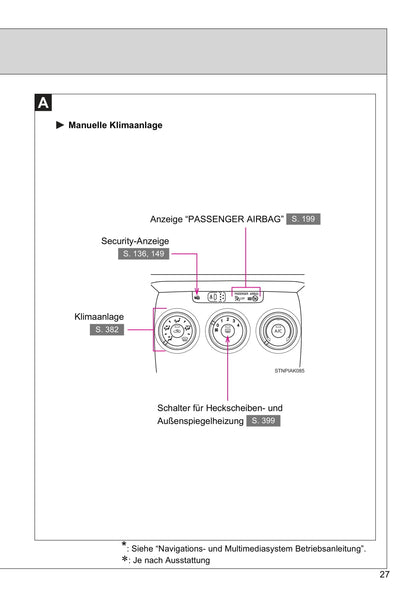 2013-2018 Toyota Verso Manuel du propriétaire | Allemand