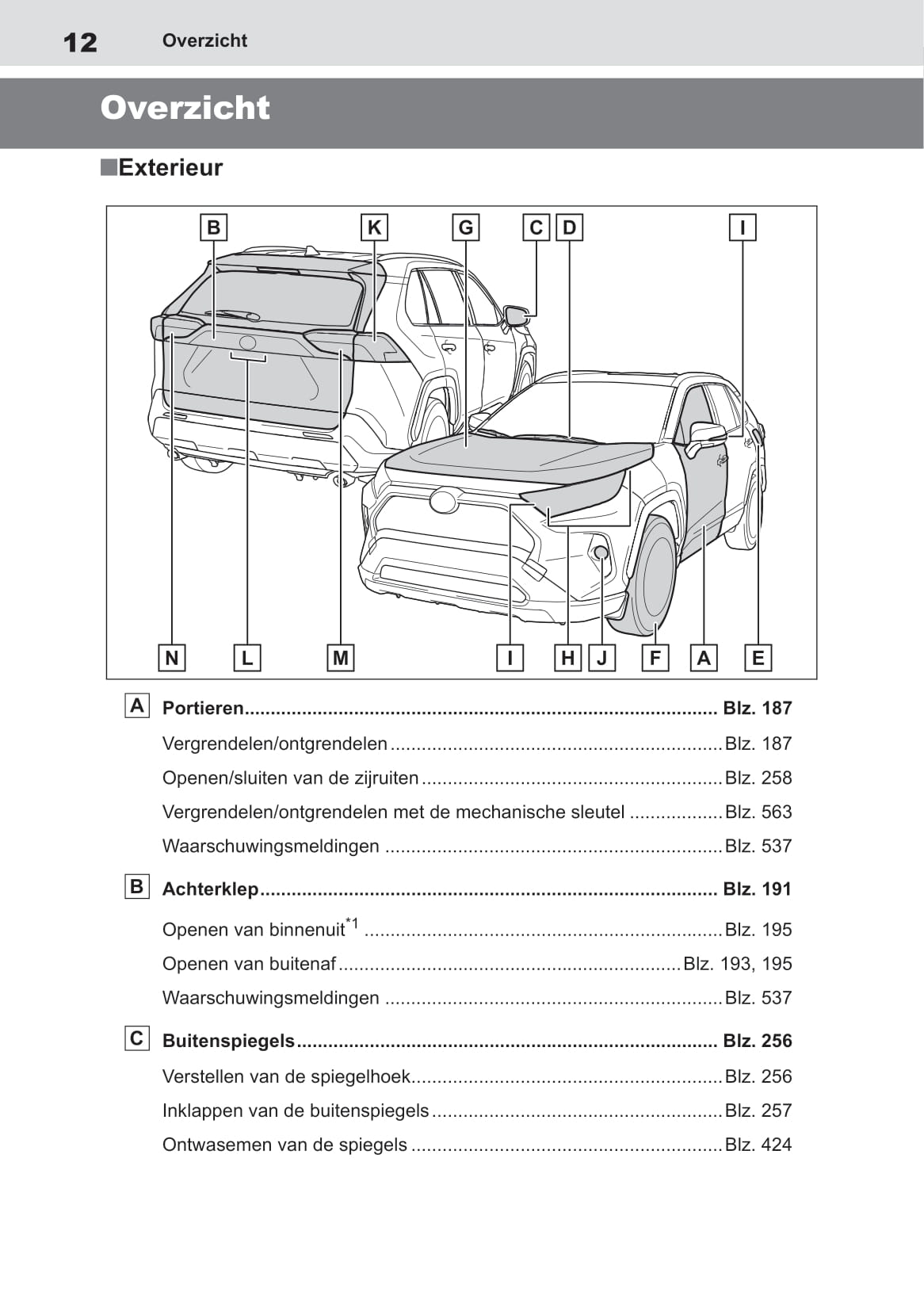 2019-2023 Toyota RAV4 Manuel du propriétaire | Néerlandais