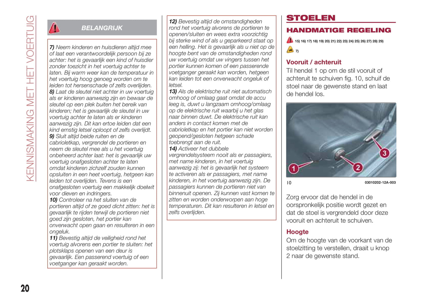 2016-2017 Fiat 124 Spider Manuel du propriétaire | Néerlandais