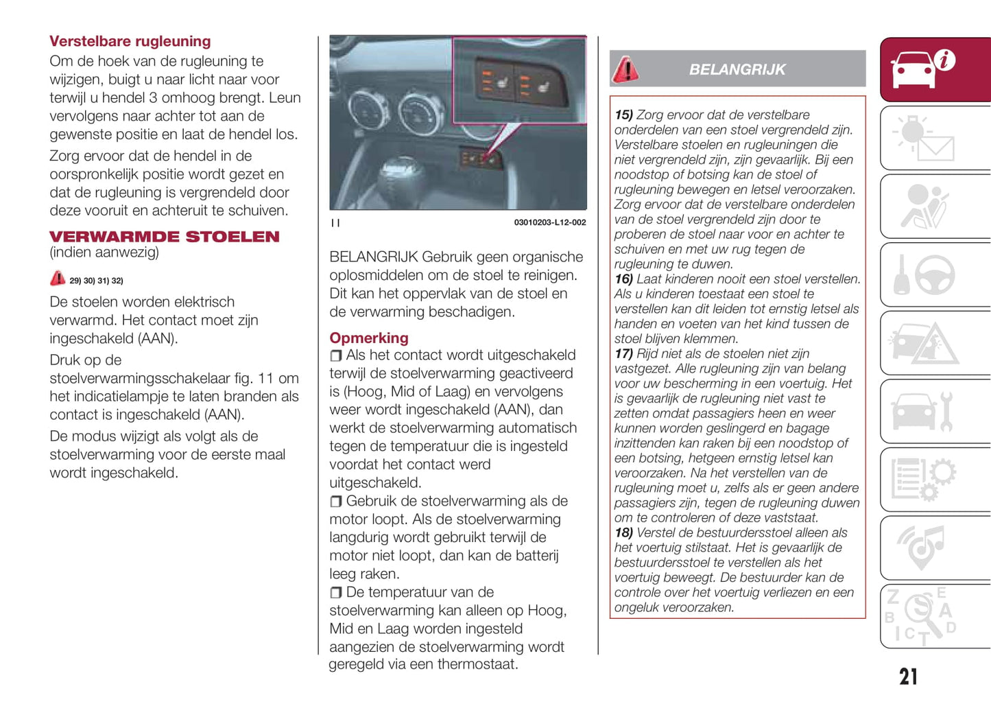 2016-2017 Fiat 124 Spider Manuel du propriétaire | Néerlandais