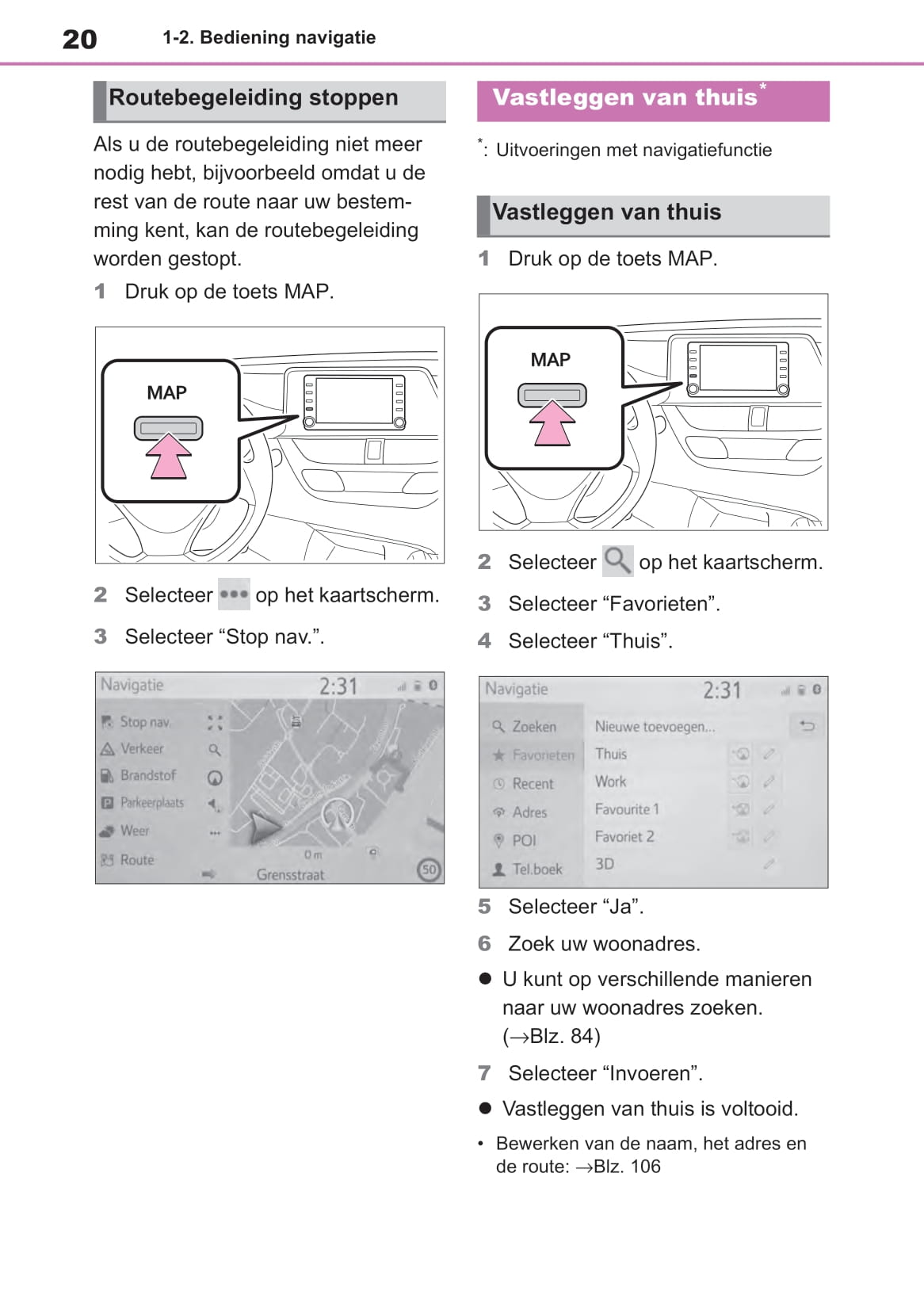 Toyota C-HR / C-HR Hybrid Navigatie- en Multimediasysteem Handleiding 2019