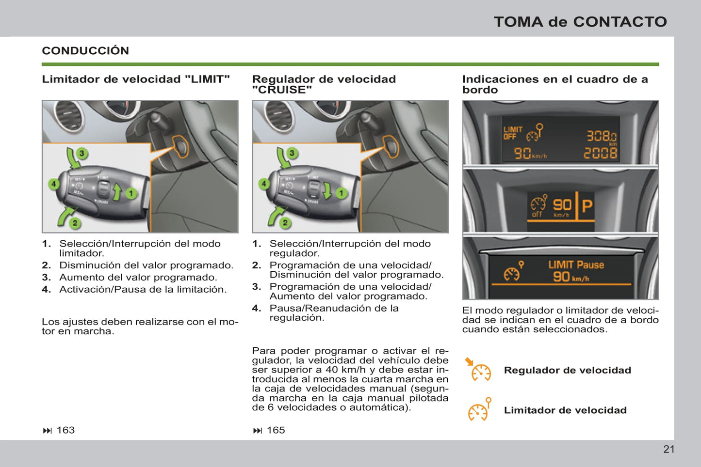 2012-2014 Peugeot 308 Owner's Manual | Spanish
