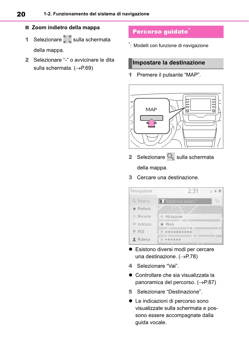 Toyota Yaris Cross Navigation / Multimedia Libretto D'istruzioni 2021 - 2023