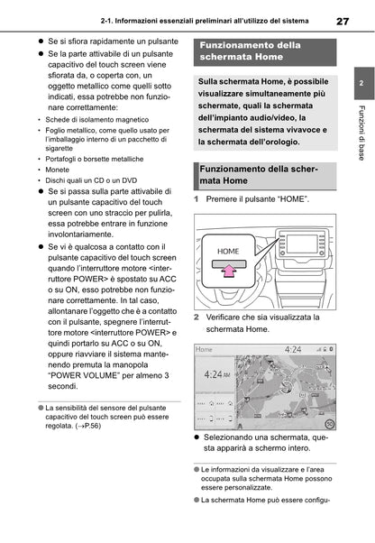 Toyota Yaris Cross Navigation / Multimedia Libretto D'istruzioni 2021 - 2023