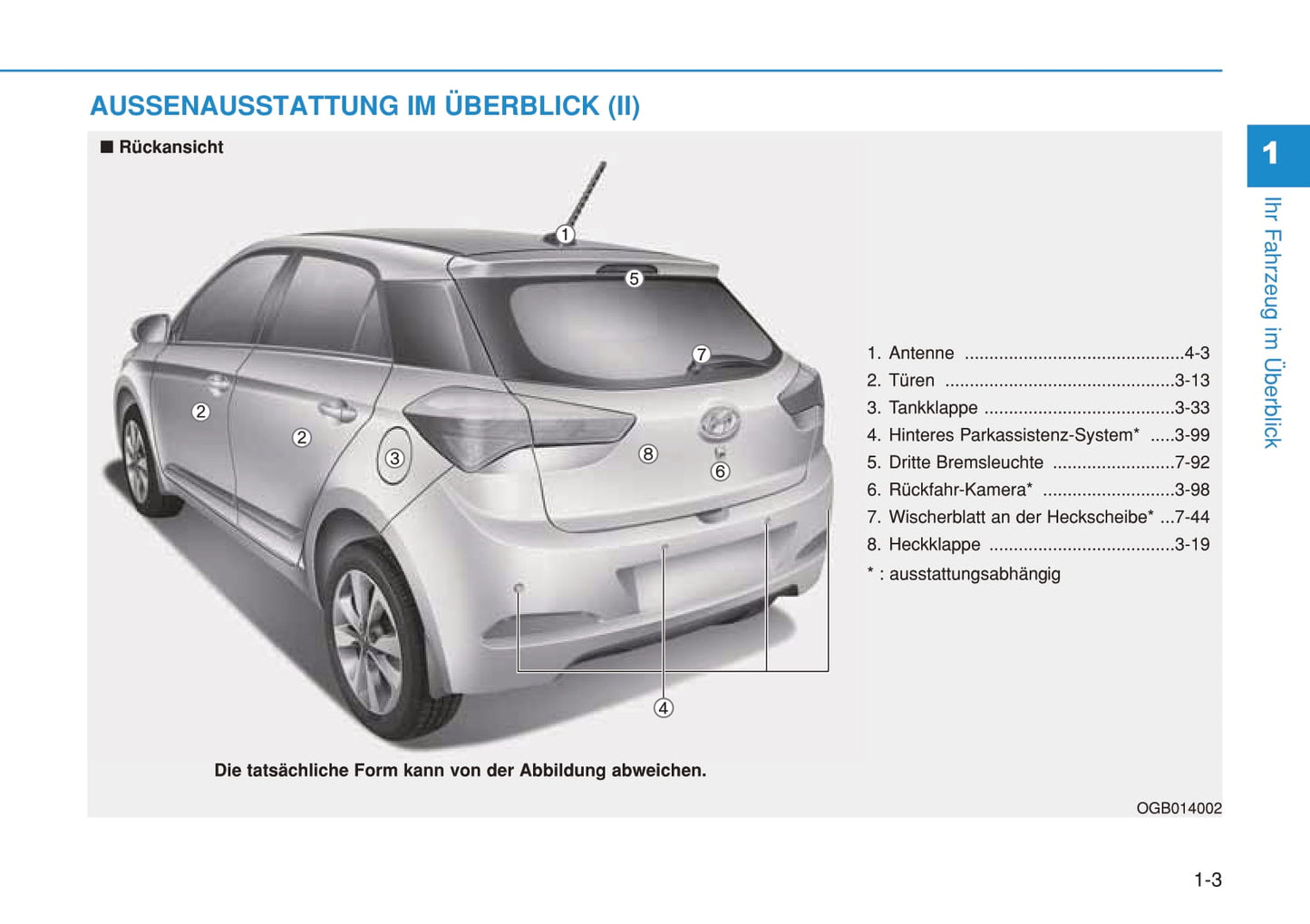 2014-2018 Hyundai i20 Manuel du propriétaire | Allemand