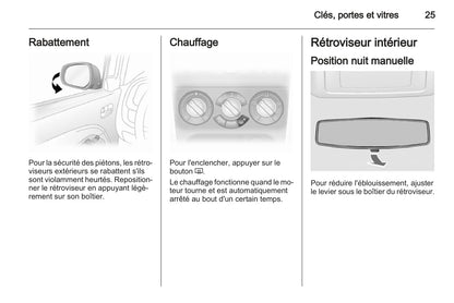 2014-2017 Opel Ampera Manuel du propriétaire | Français