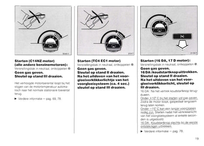 1989-1991 Opel Kadett Manuel du propriétaire | Néerlandais