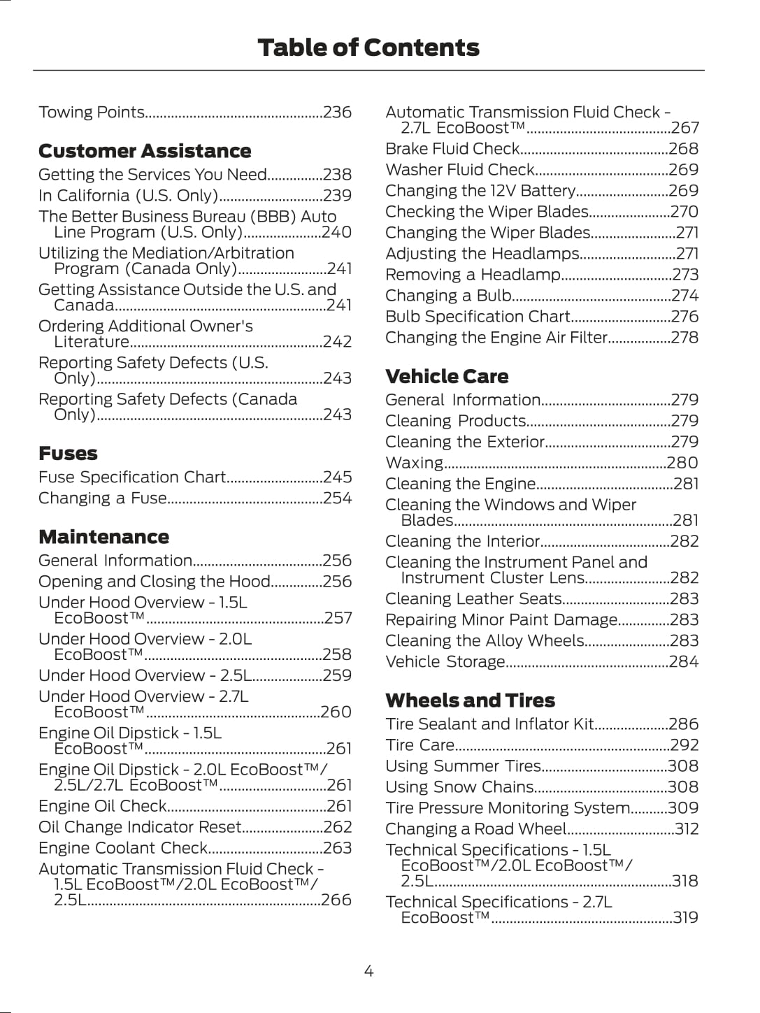 2014 Ford Fusion Manuel du propriétaire | Anglais