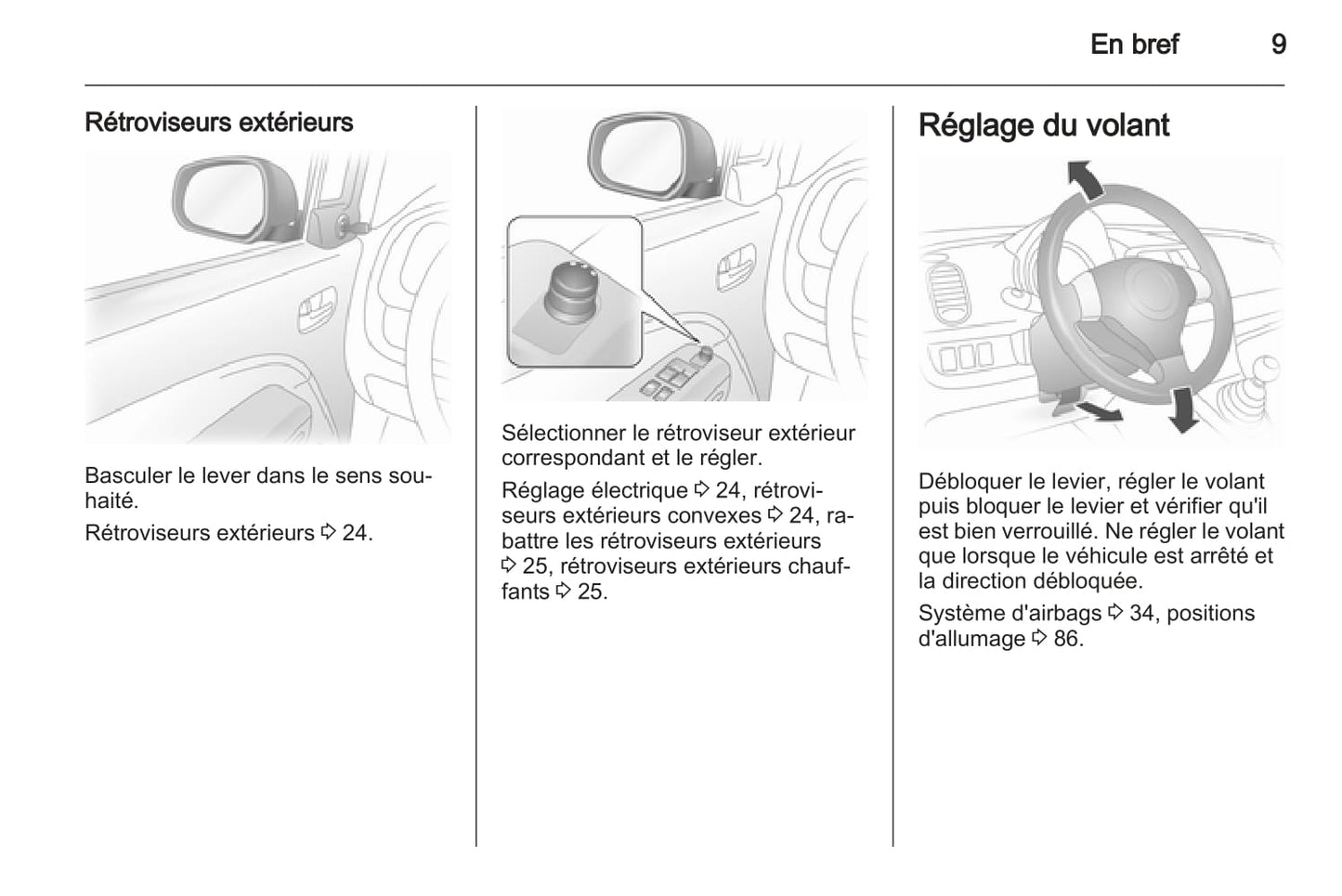 2012-2015 Opel Agila Manuel du propriétaire | Français