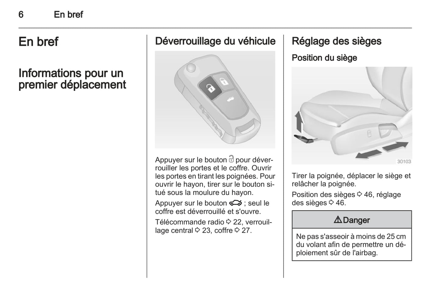 2012-2013 Opel Insignia Owner's Manual | French