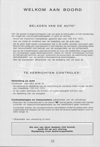 1998-2002 Citroën Evasion Manuel du propriétaire | Néerlandais